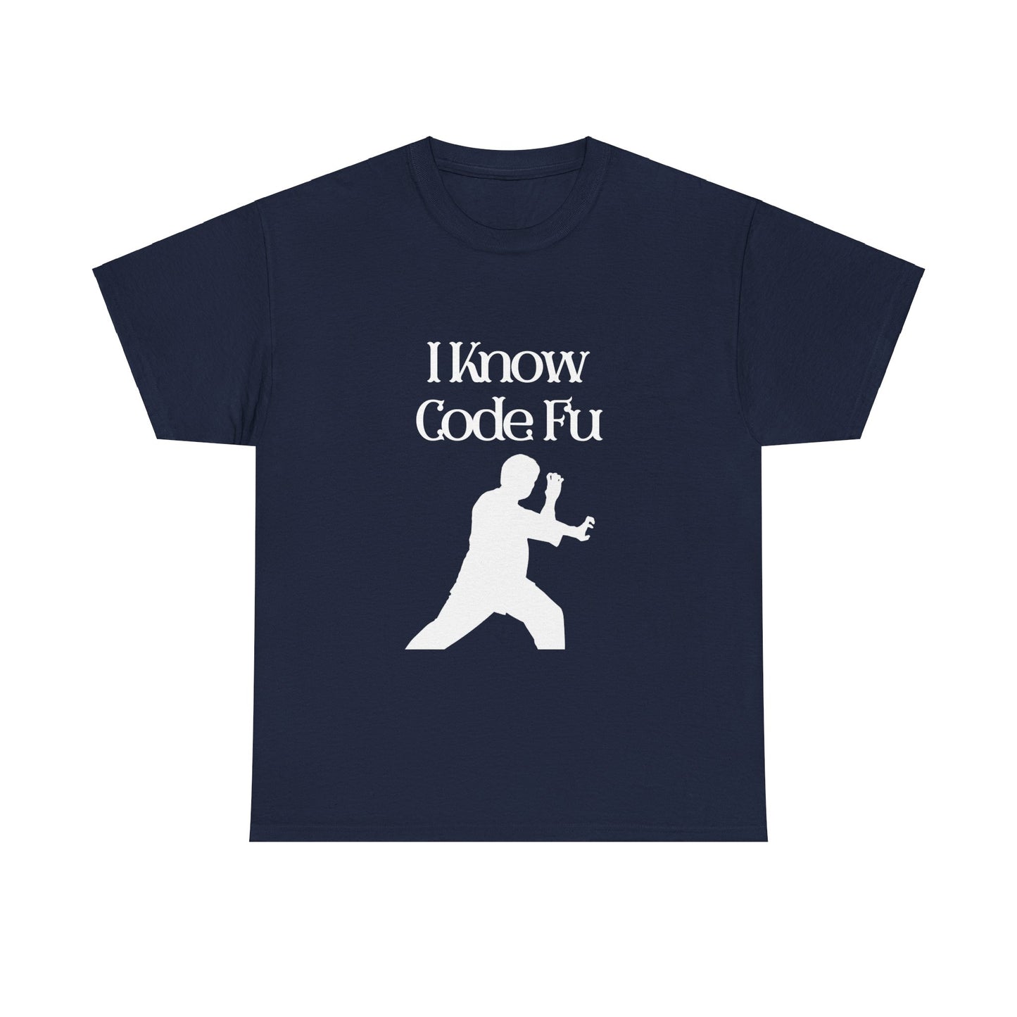 I Know Code Fu Cotton Tee
