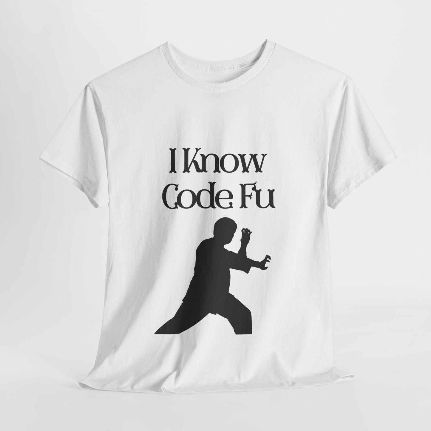 I Know Code Fu Cotton Tee