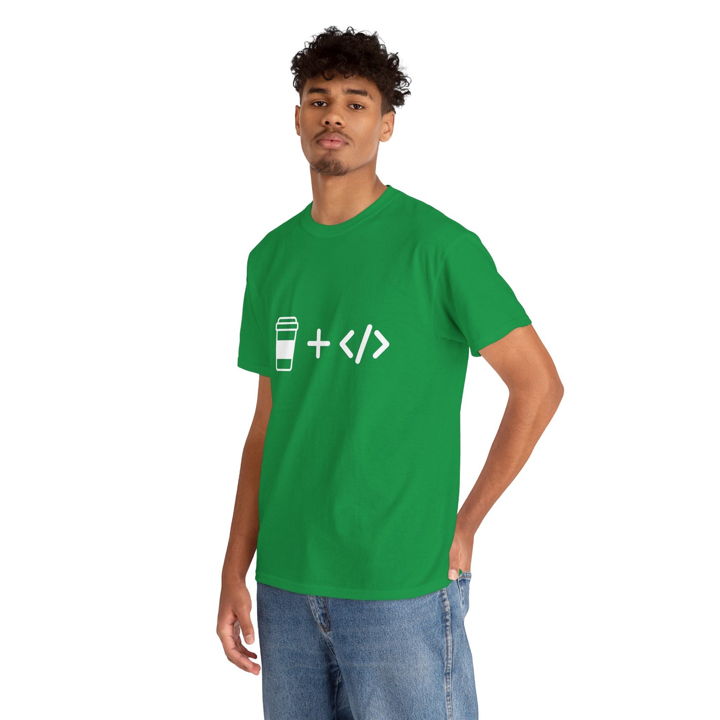 Coffee and Code Cotton Tee