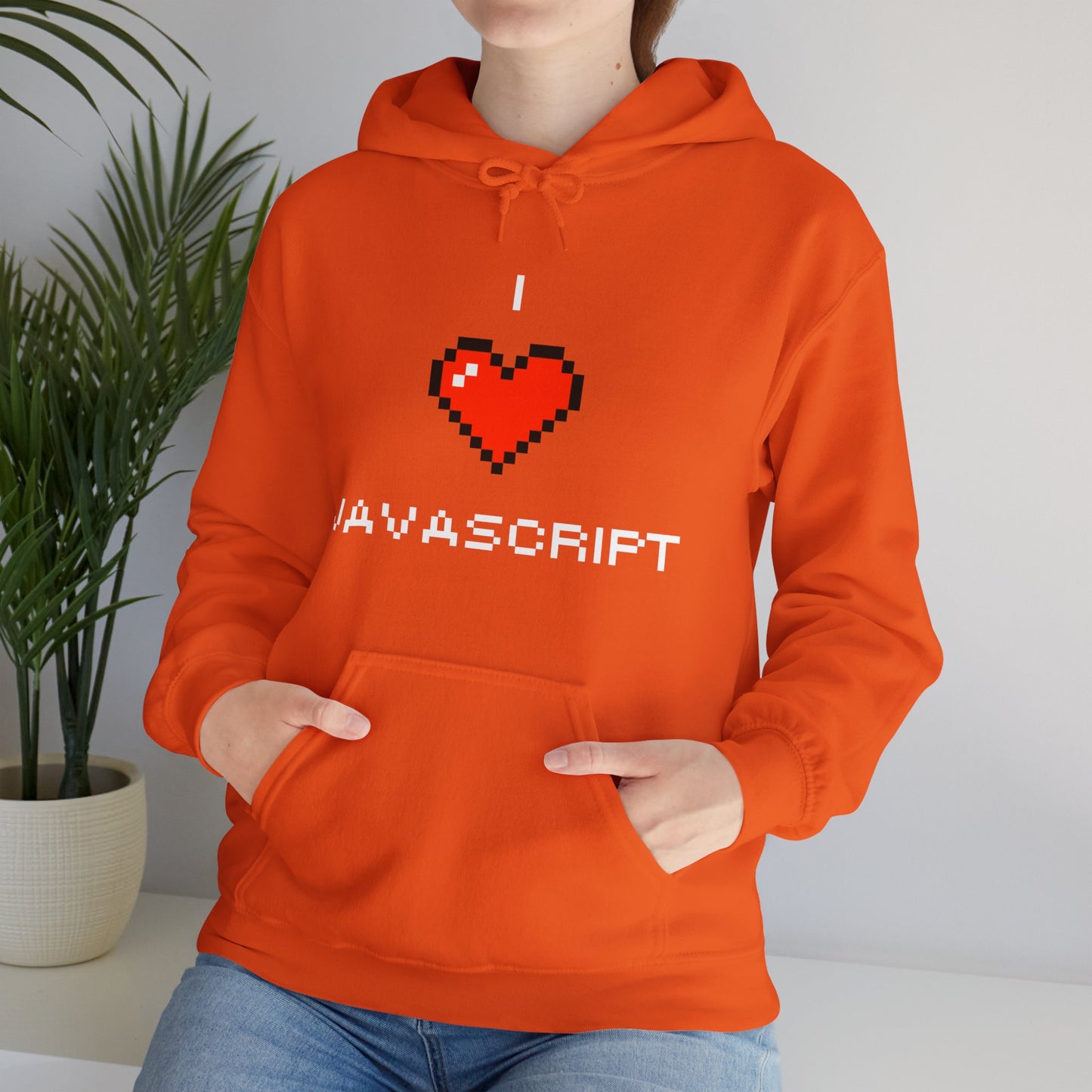 I Heart JavaScript Unisex Hoodie