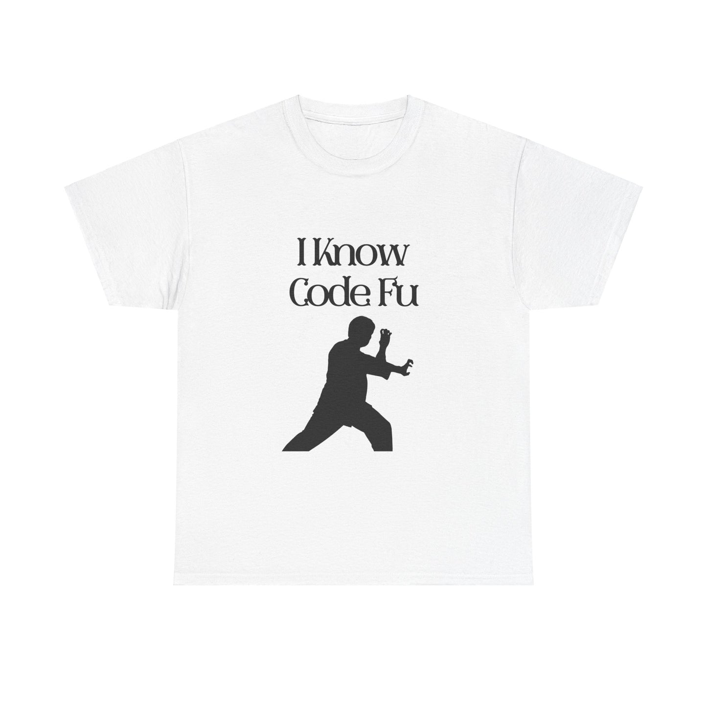 I Know Code Fu Cotton Tee