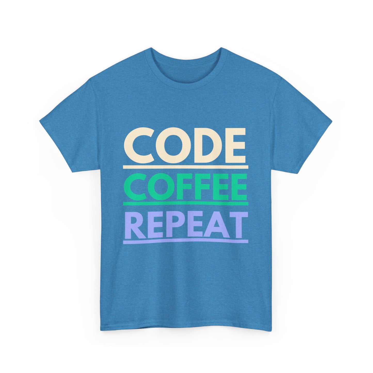 Code Coffee Repeat Cotton Tee