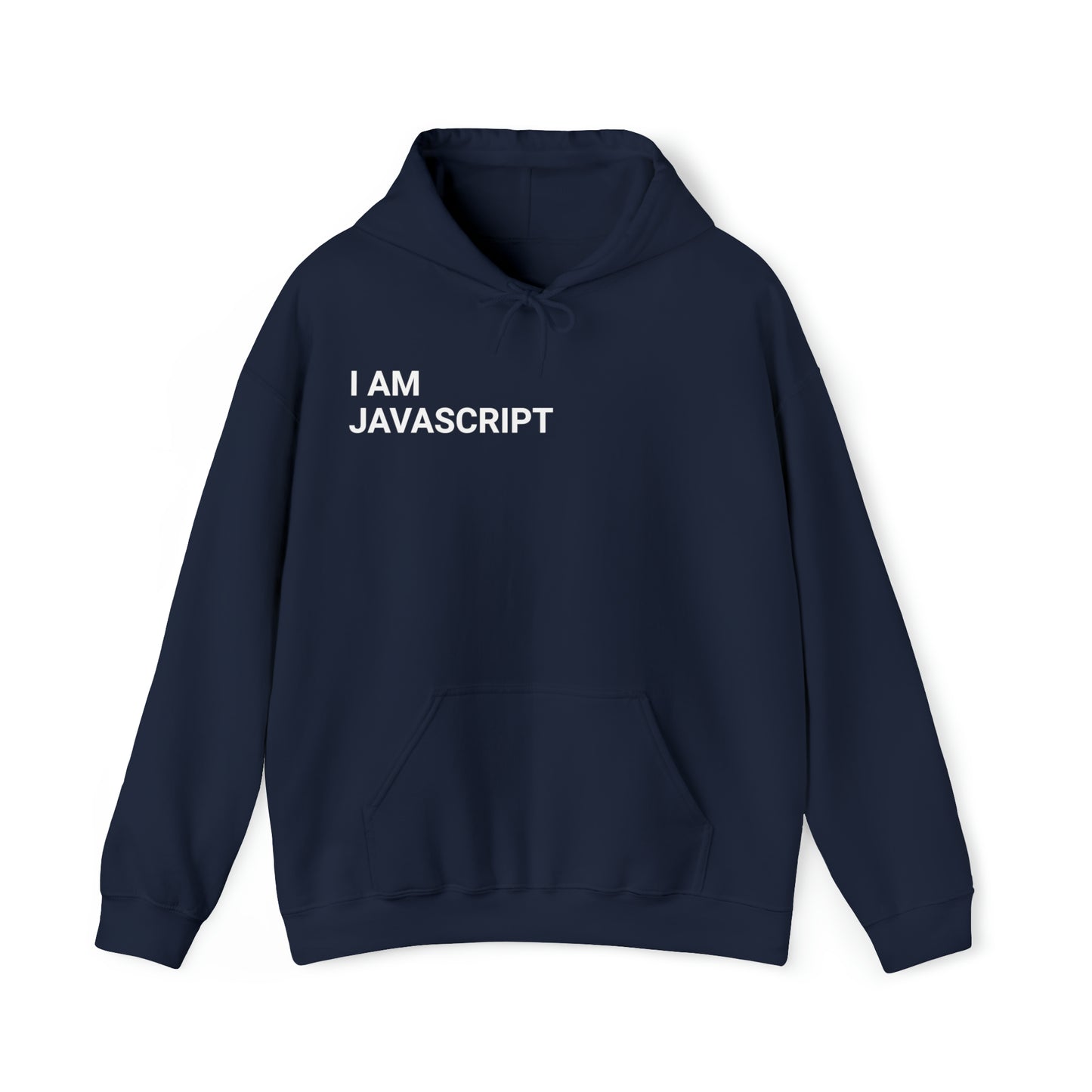 I am JavaScript Unisex Hoodie - Coder Cave