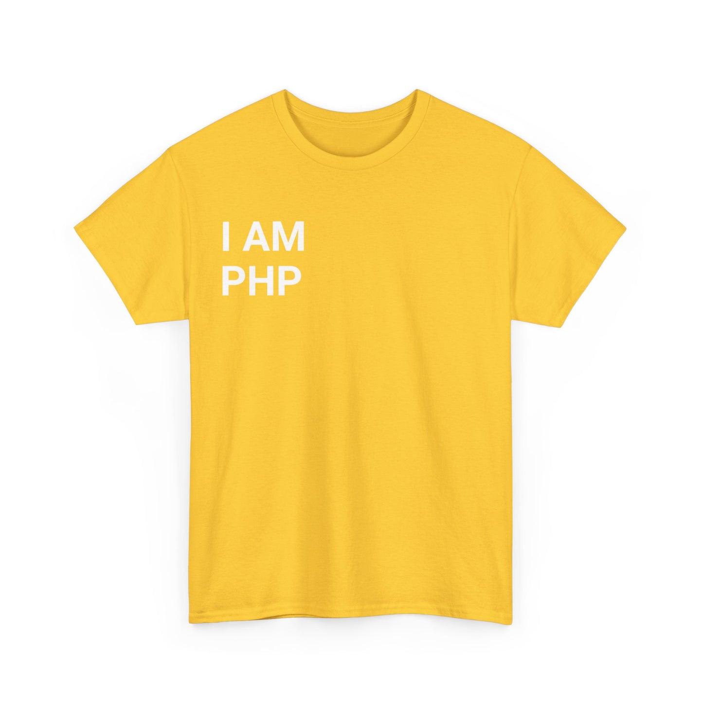 I am PHP Cotton Tee - Colour