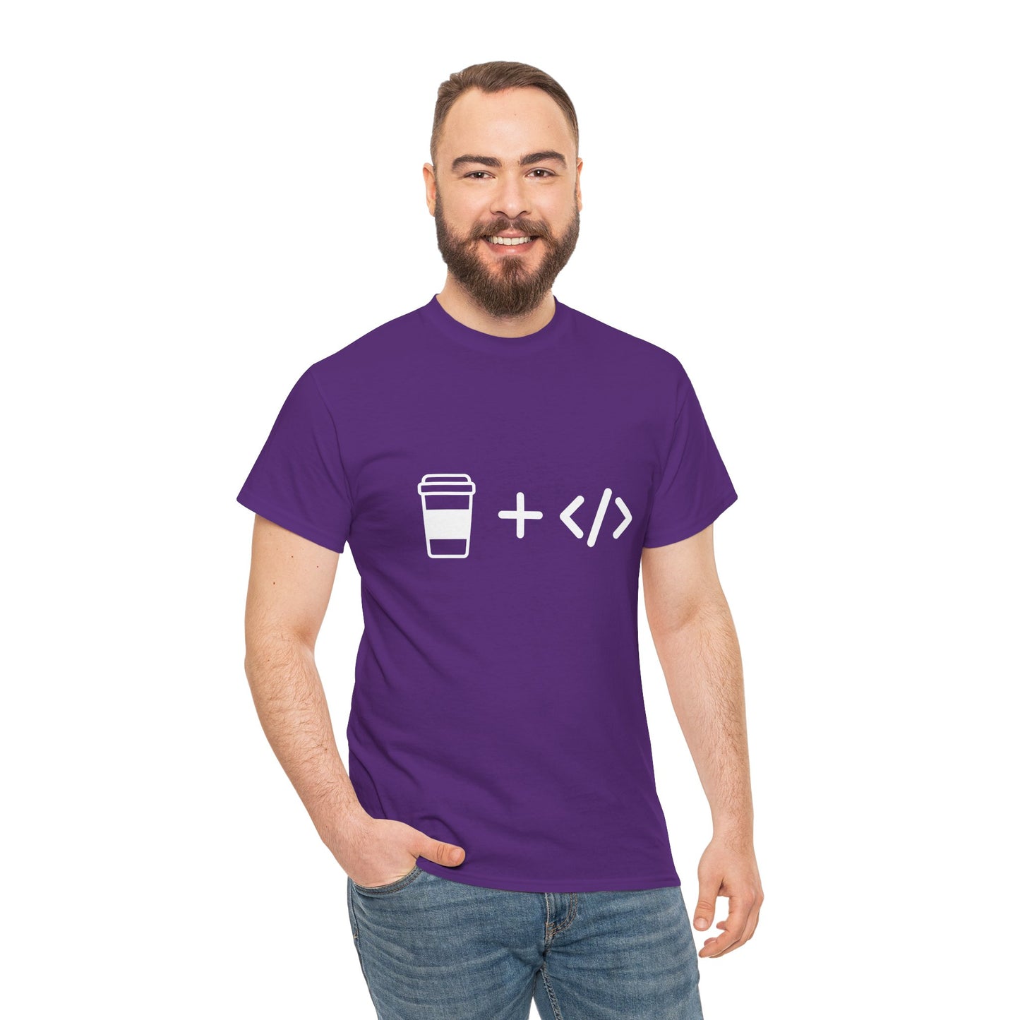Coffee and Code Cotton Tee