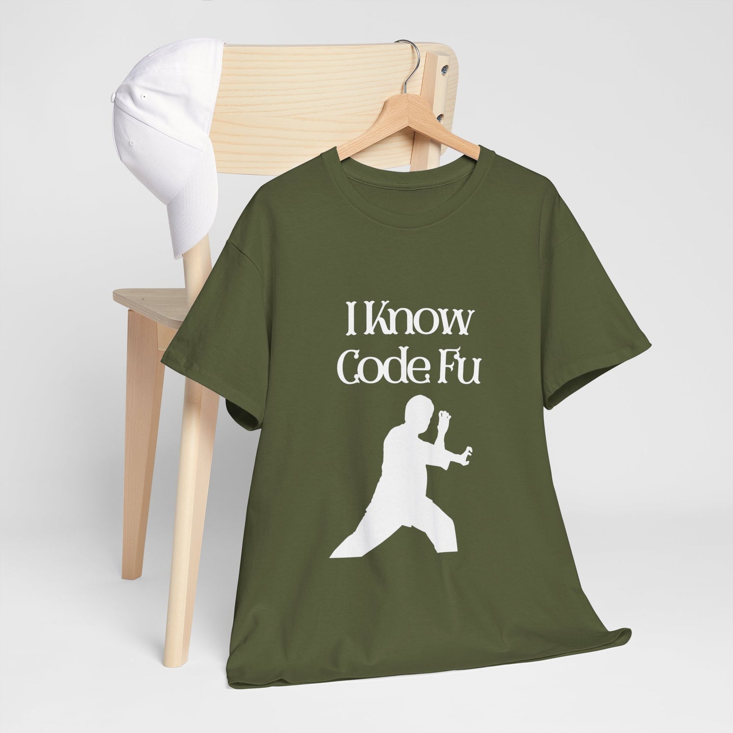I Know Code Fu Cotton Tee