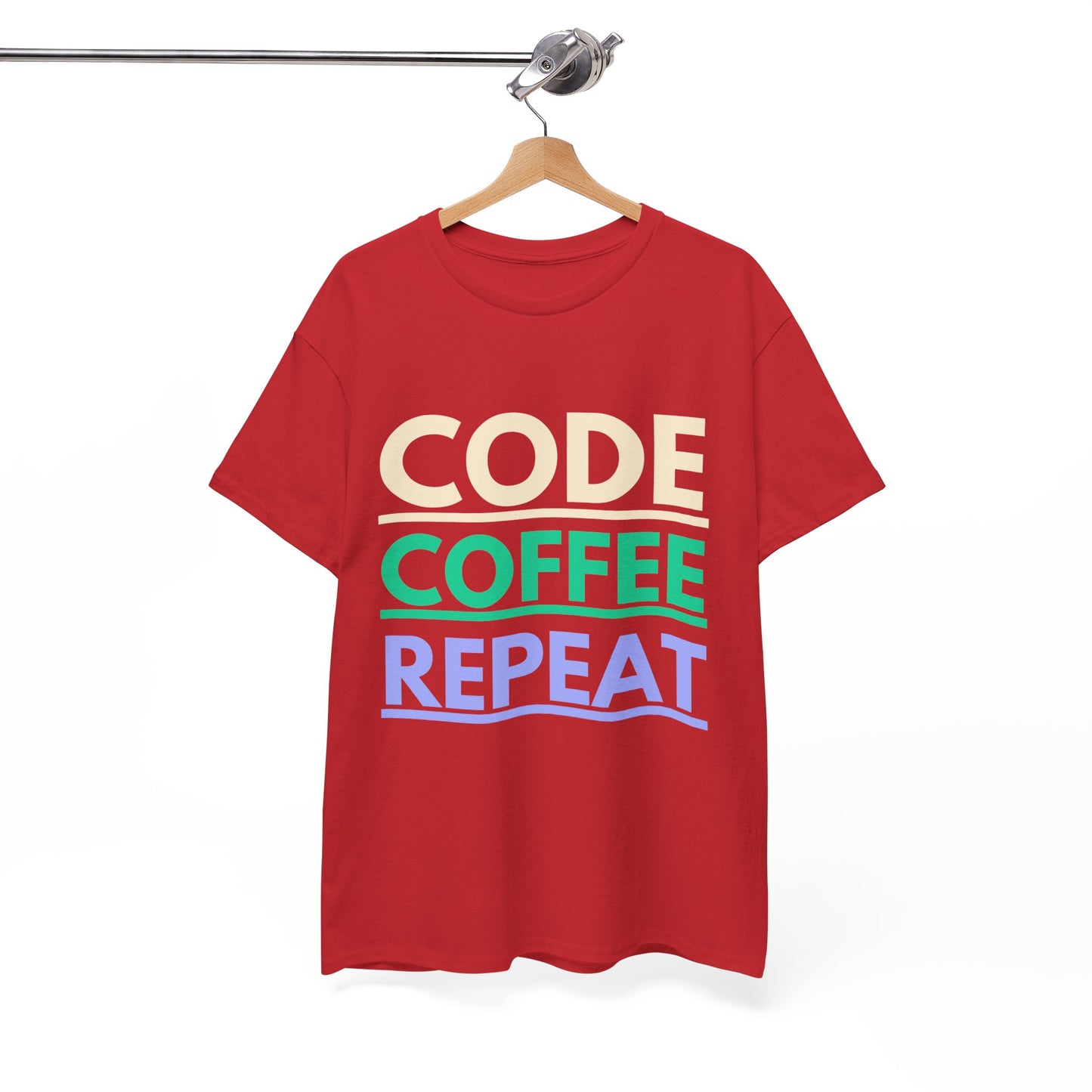 Code Coffee Repeat Cotton Tee
