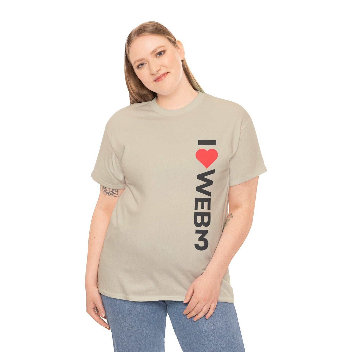 I <3 WEB3 Cotton Tee
