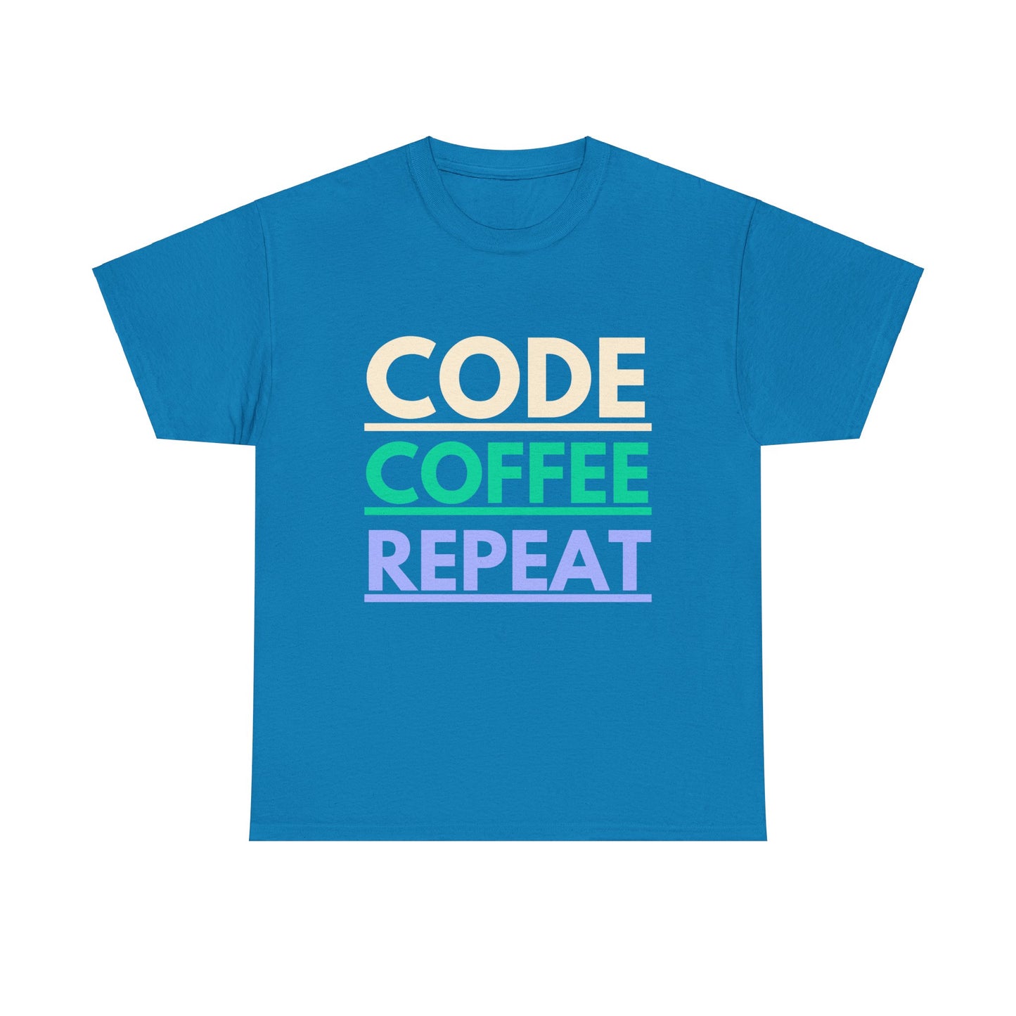 Code Coffee Repeat Cotton Tee