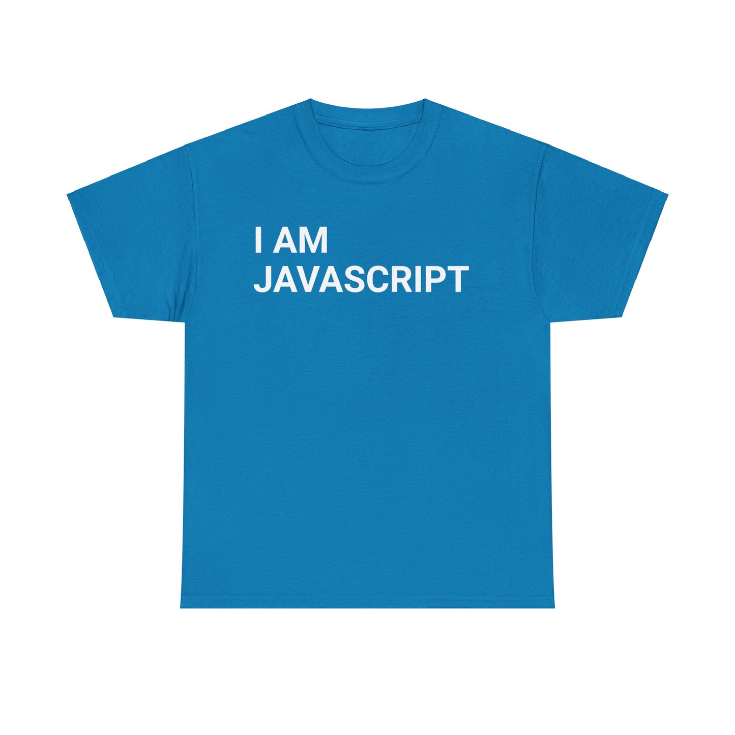 I am JavaScript Cotton Tee