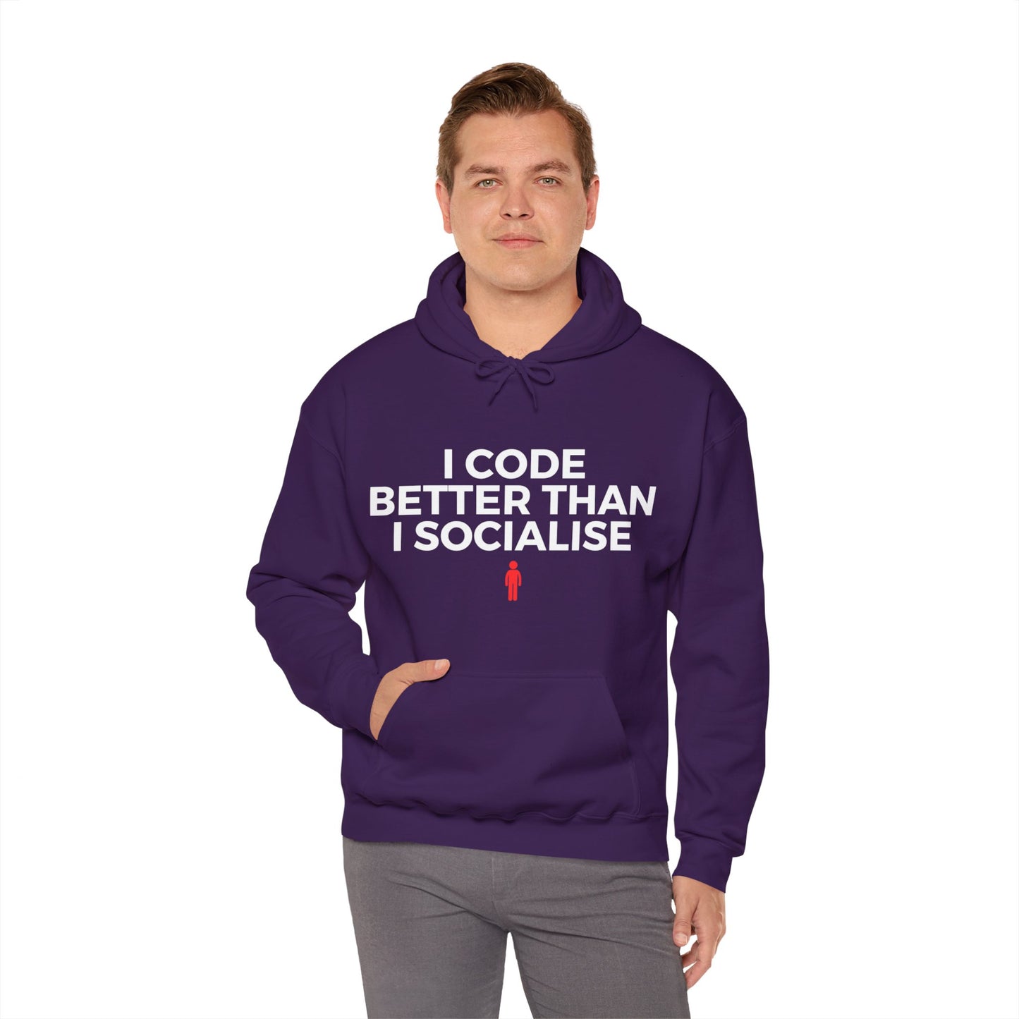 I Code Better Than I Socialise Unisex Hoodie