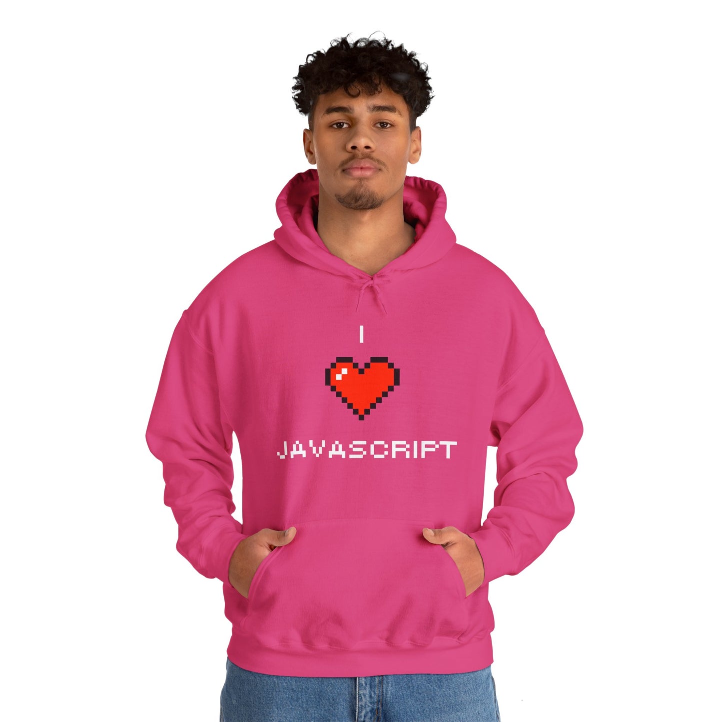 I Heart JavaScript Unisex Hoodie