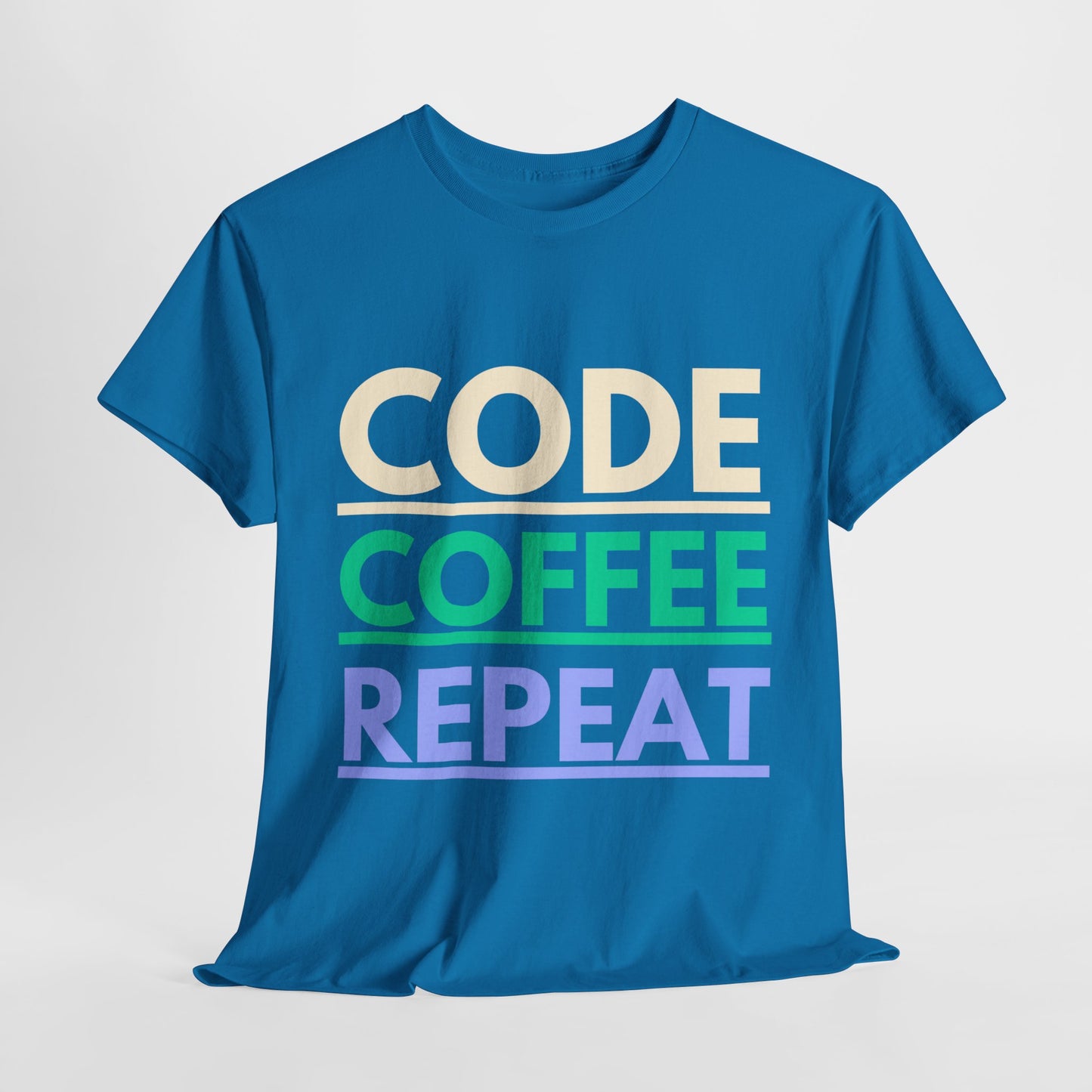 Code Coffee Repeat Cotton Tee