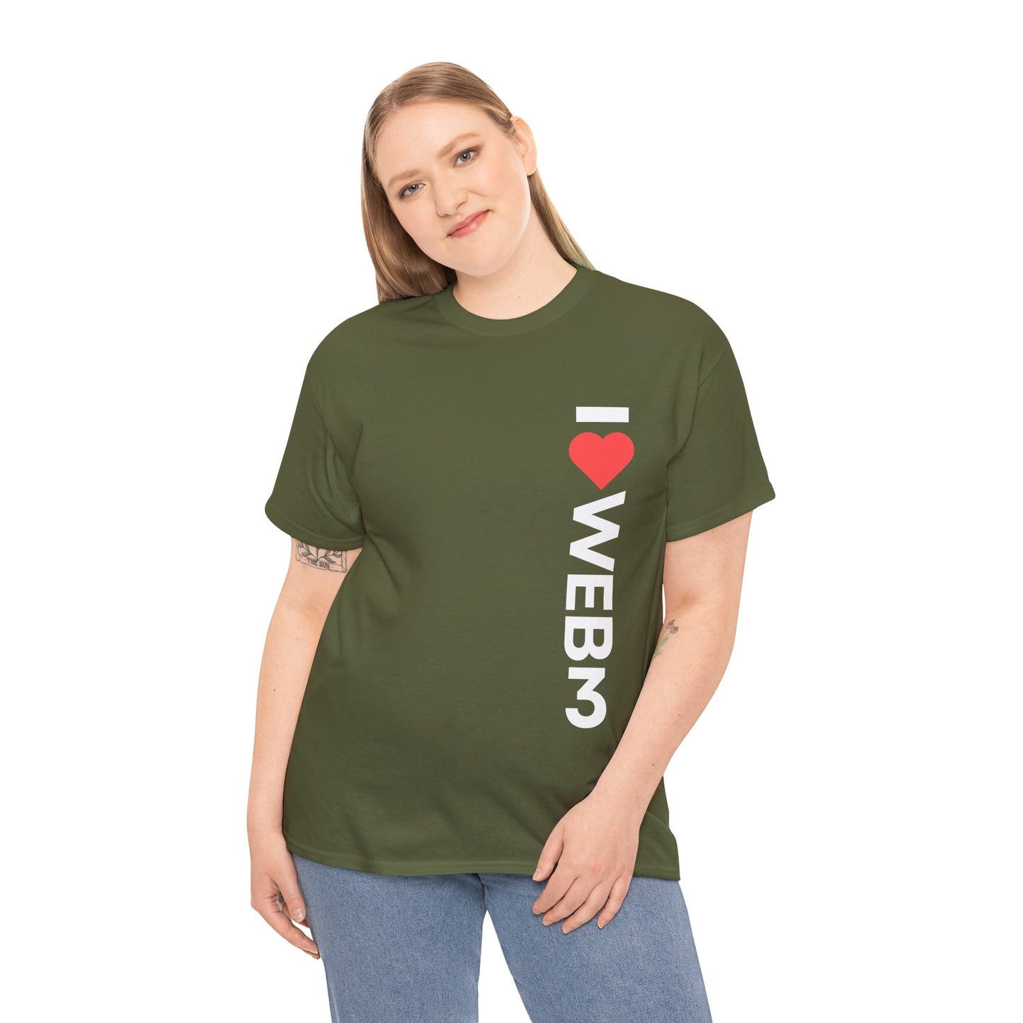 I <3 WEB3 Cotton Tee