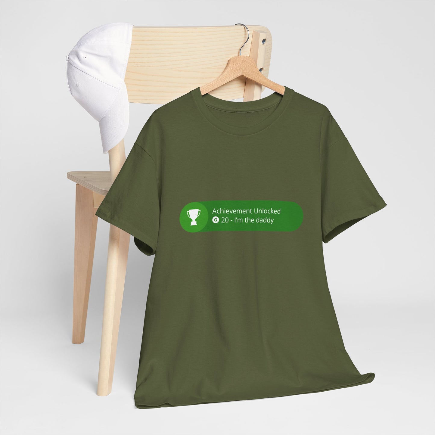 Achievement Unlocked - I'm The Daddy Cotton Tee