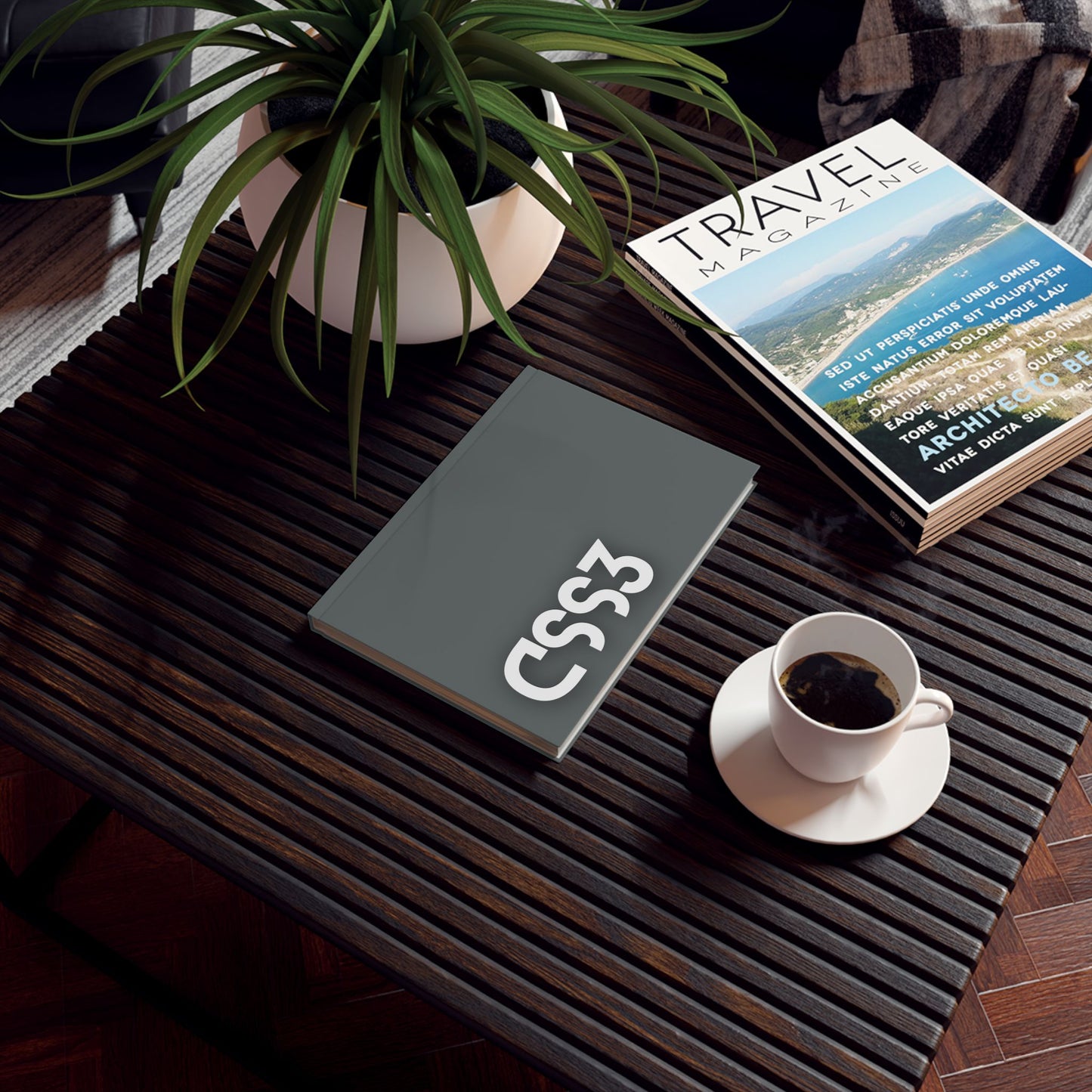 CSS3 Grey A5 Notebook