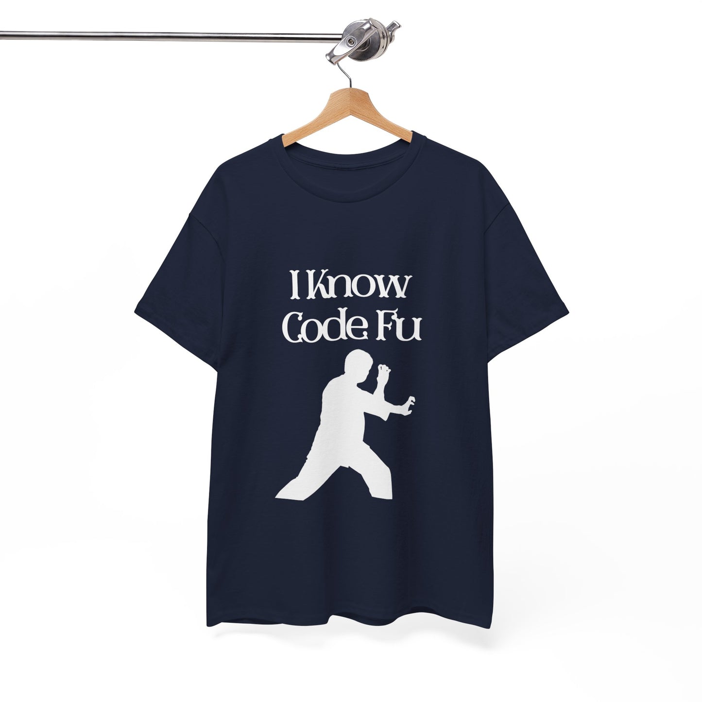 I Know Code Fu Cotton Tee