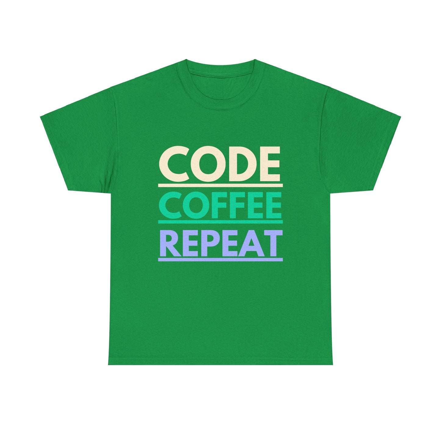 Code Coffee Repeat Cotton Tee