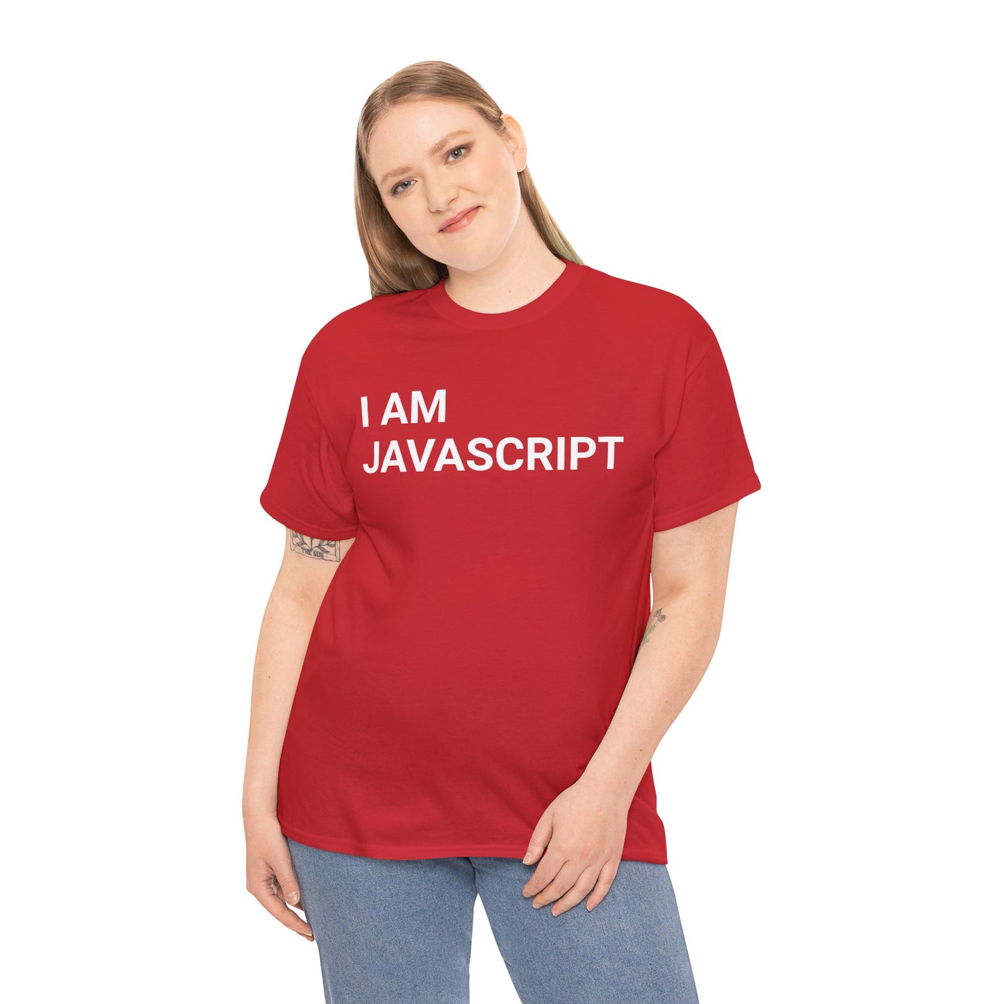 I am JavaScript Cotton Tee