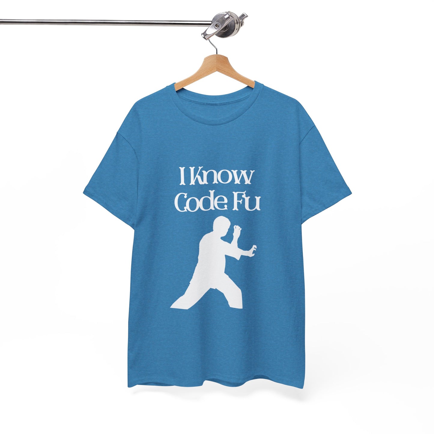 I Know Code Fu Cotton Tee