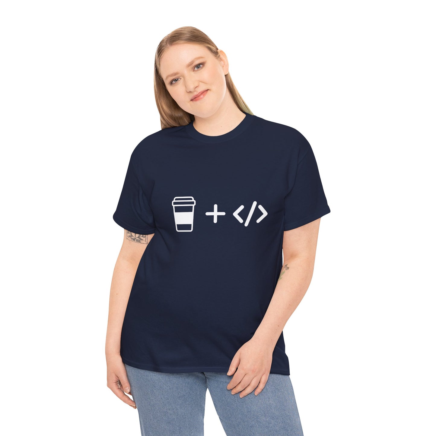 Coffee and Code Cotton Tee