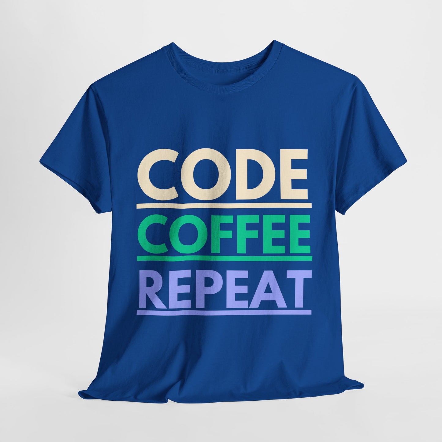 Code Coffee Repeat Cotton Tee