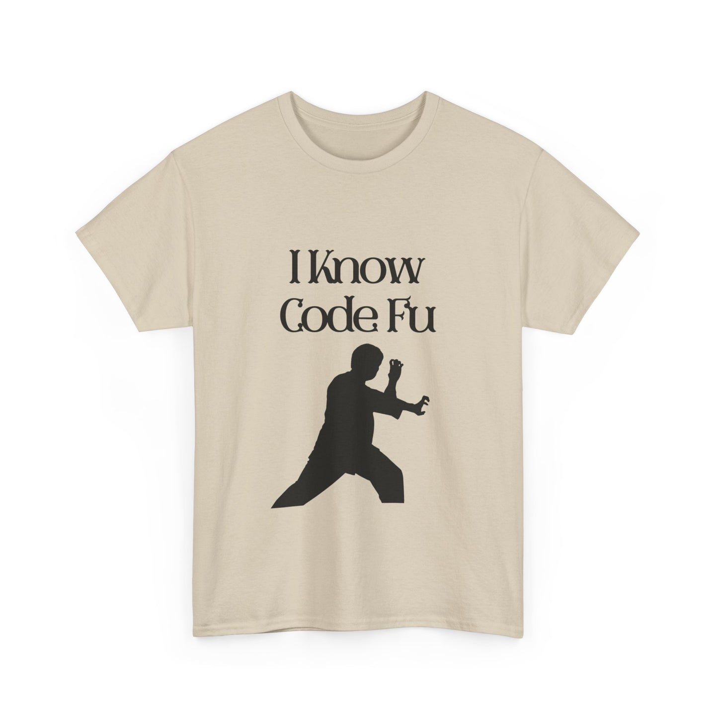 I Know Code Fu Cotton Tee
