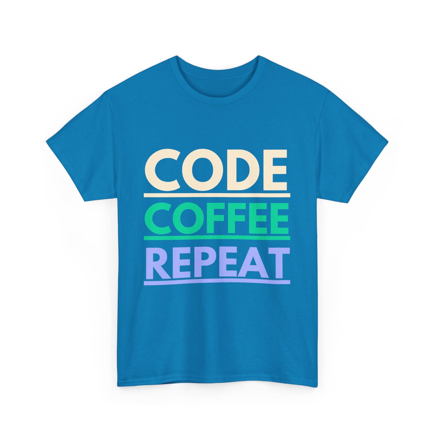 Code Coffee Repeat Cotton Tee