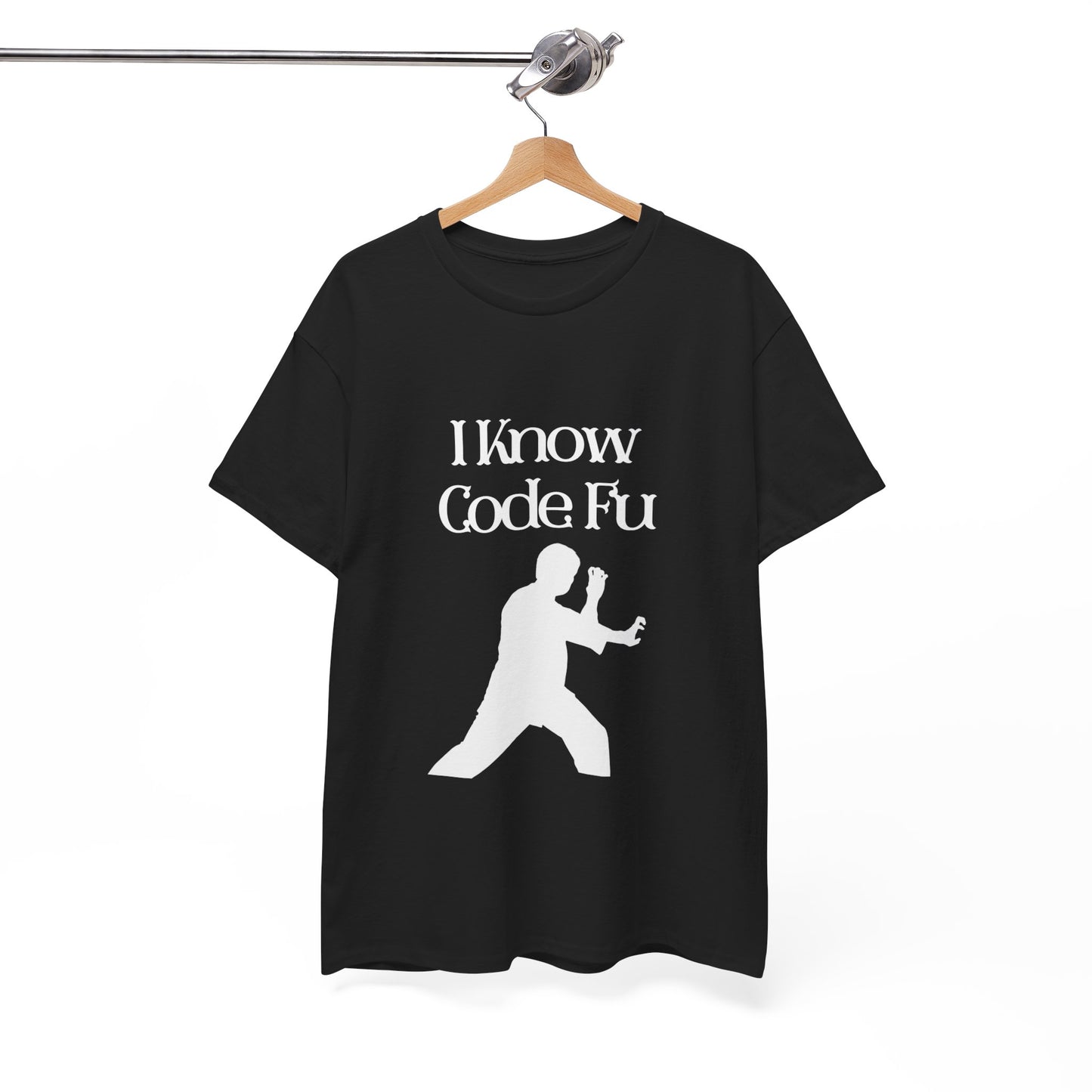 I Know Code Fu Cotton Tee