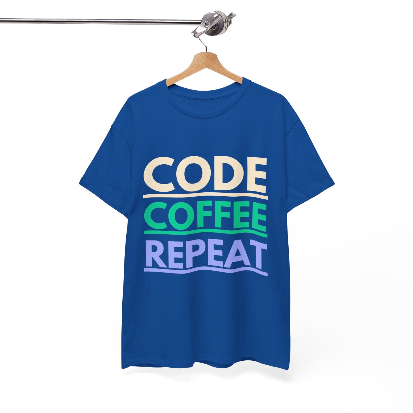 Code Coffee Repeat Cotton Tee