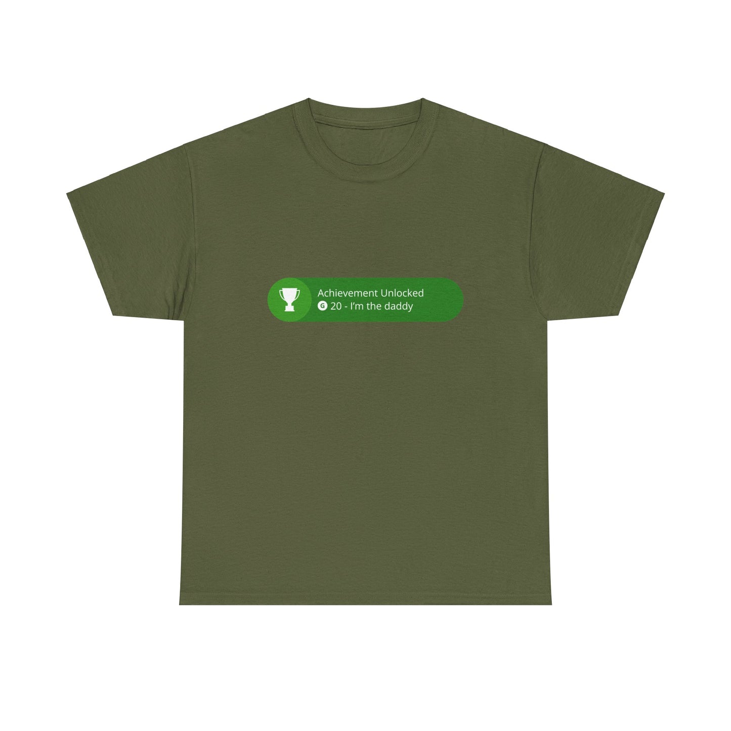 Achievement Unlocked - I'm The Daddy Cotton Tee