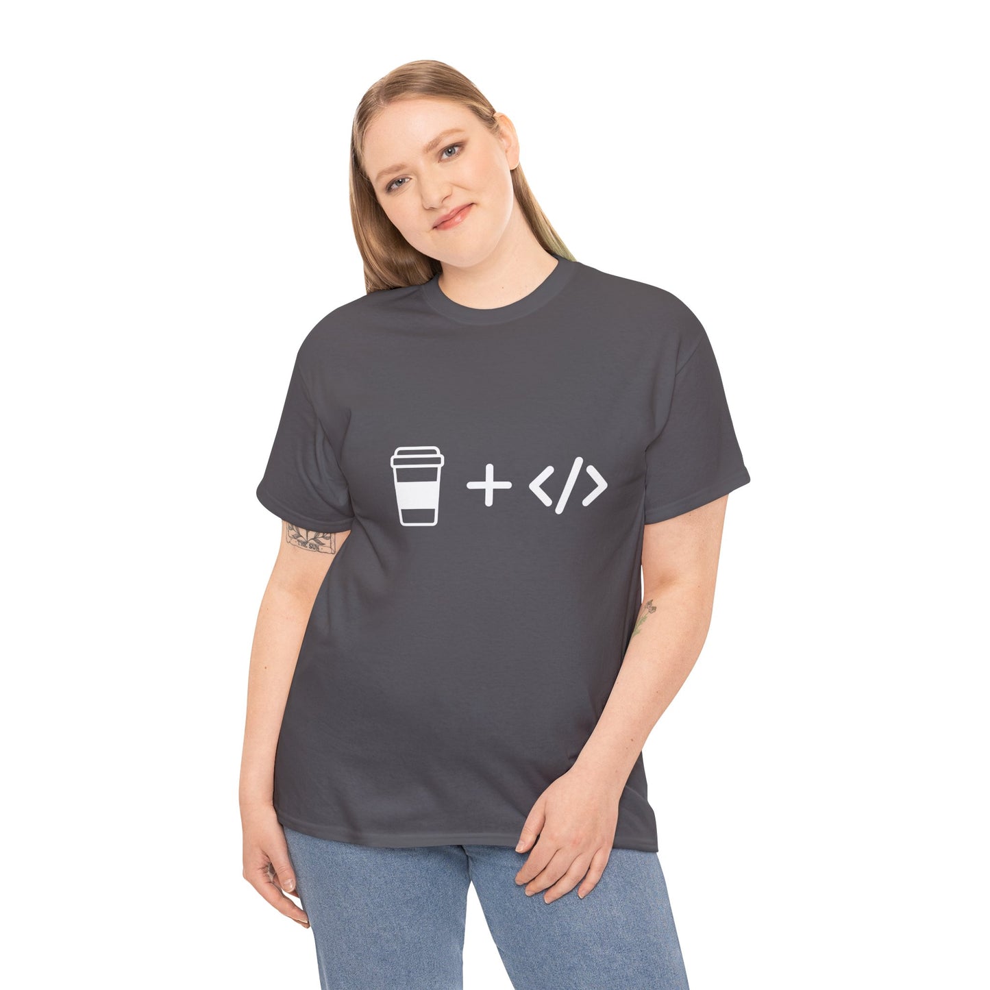 Coffee and Code Cotton Tee