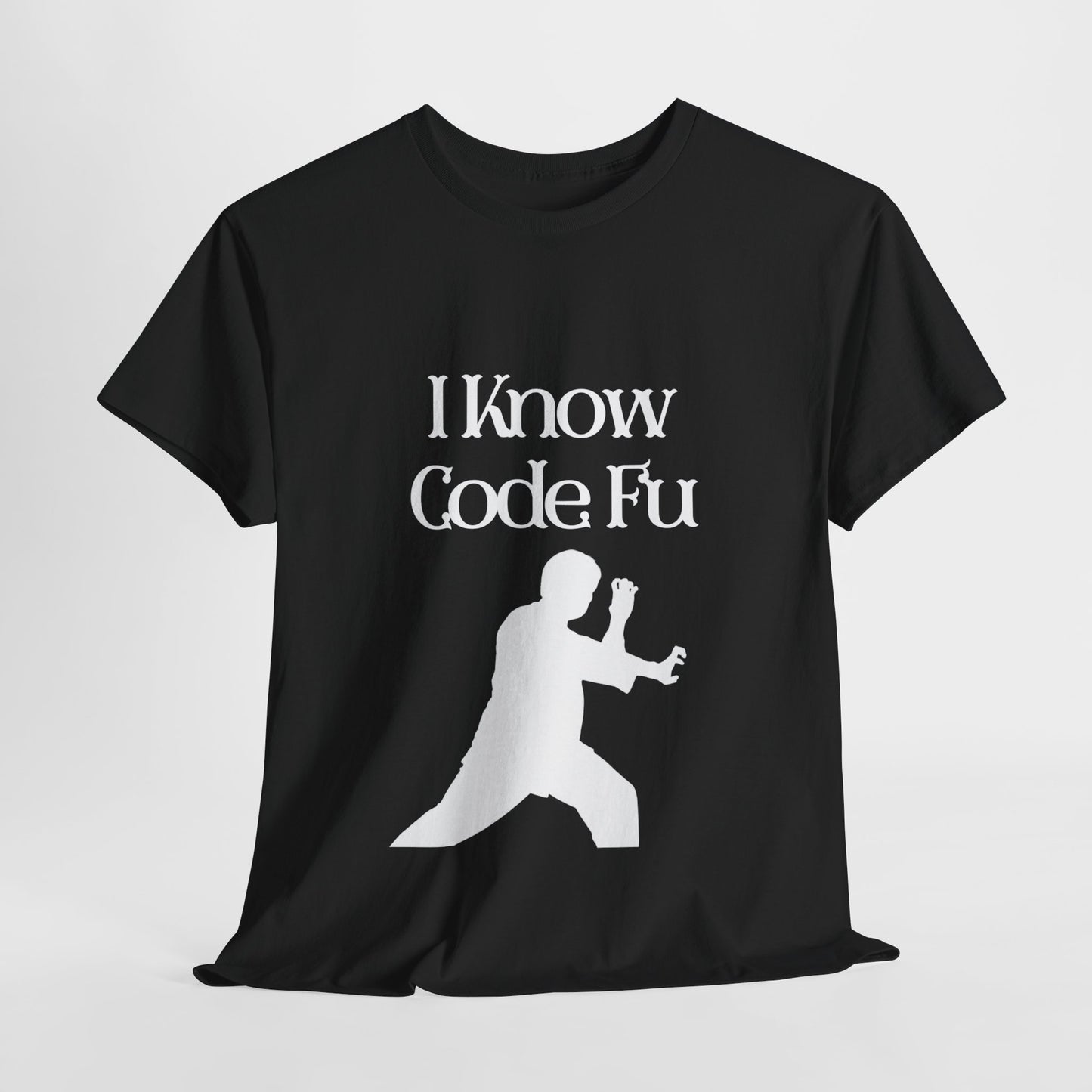 I Know Code Fu Cotton Tee