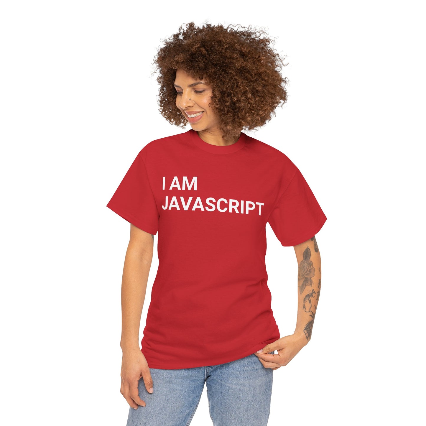 I am JavaScript Cotton Tee