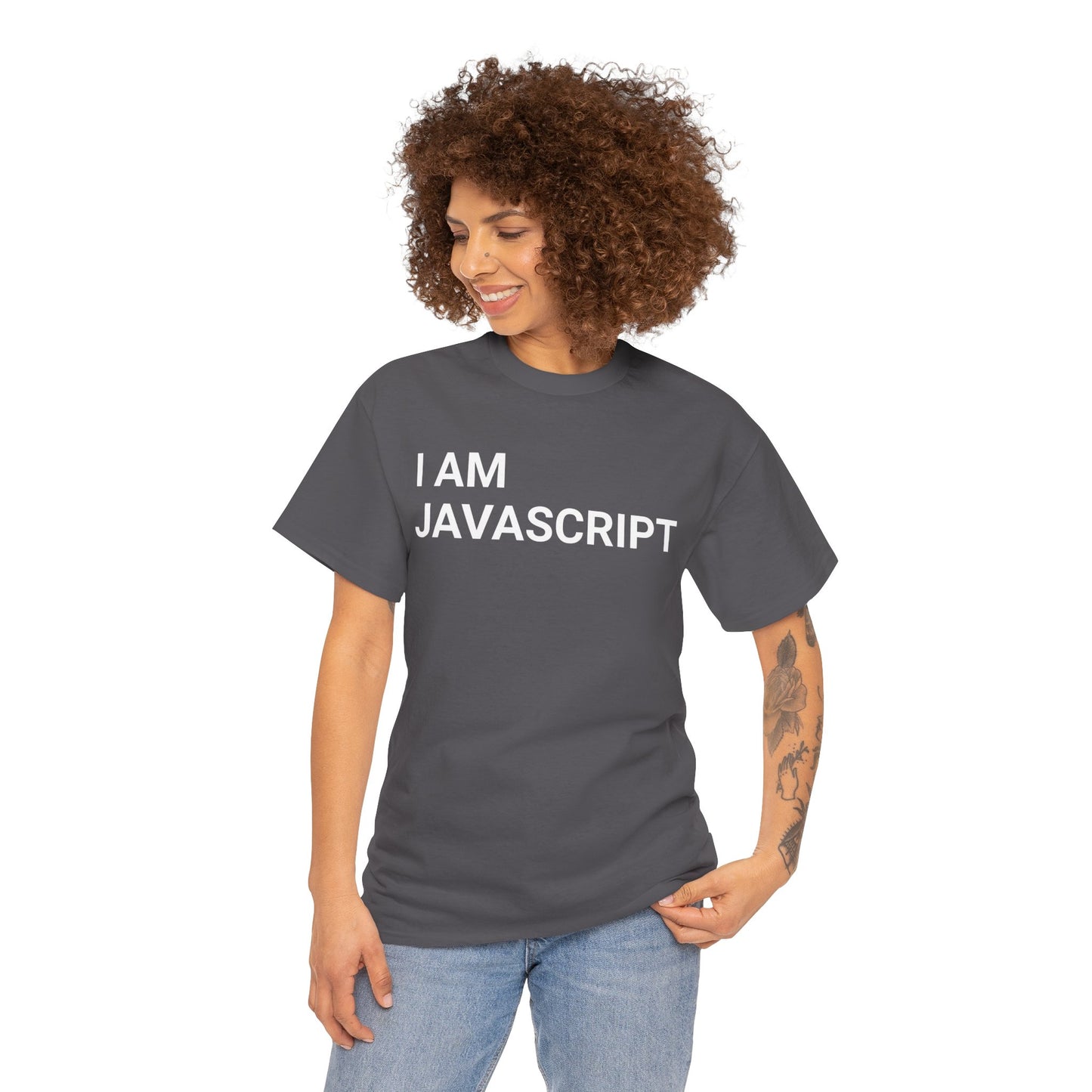 I am JavaScript Cotton Tee
