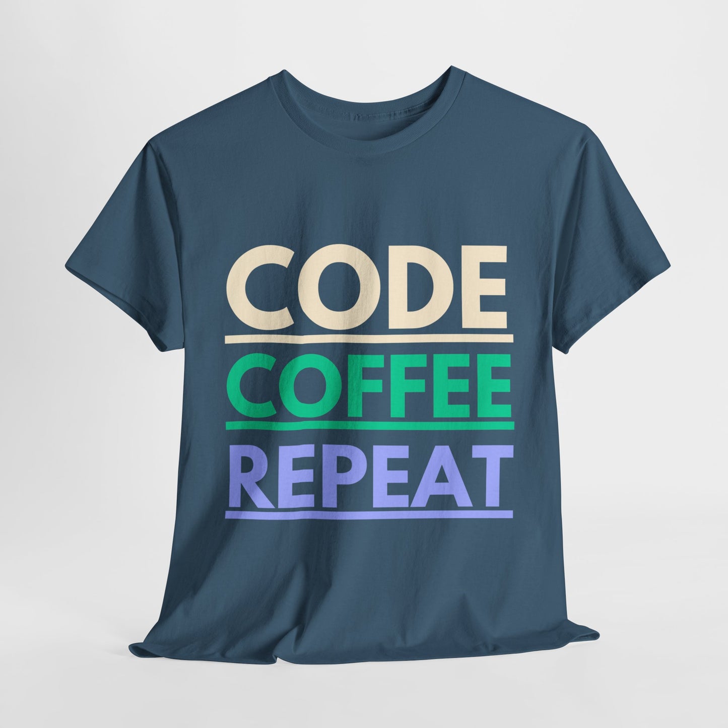 Code Coffee Repeat Cotton Tee