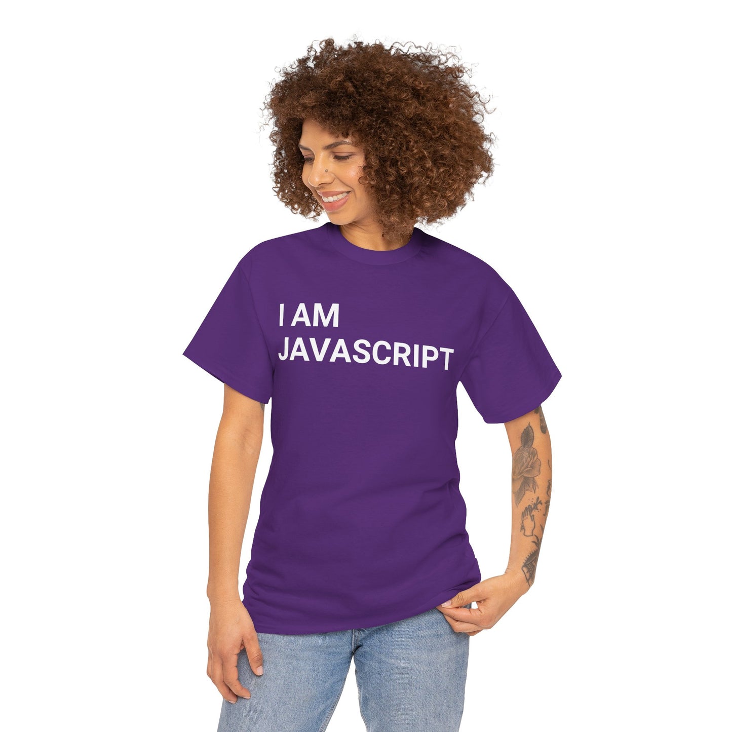 I am JavaScript Cotton Tee
