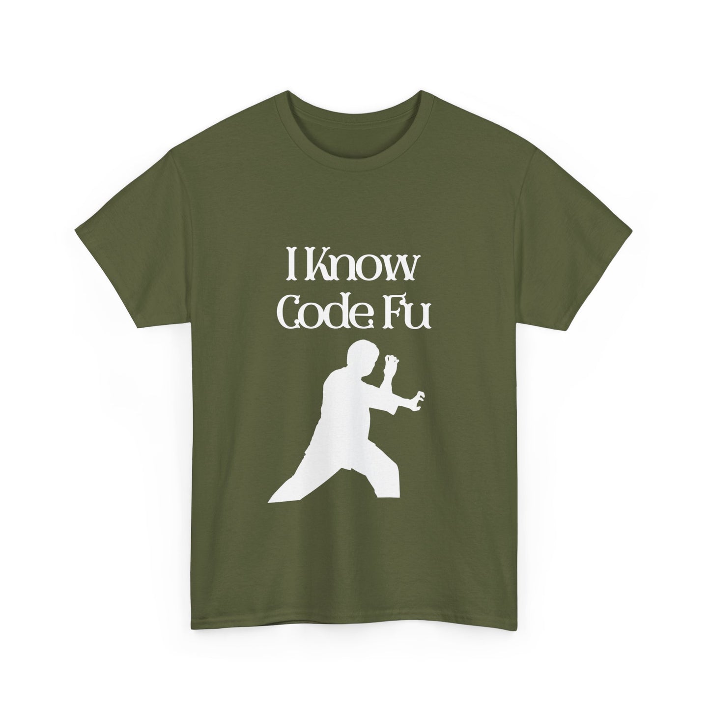 I Know Code Fu Cotton Tee