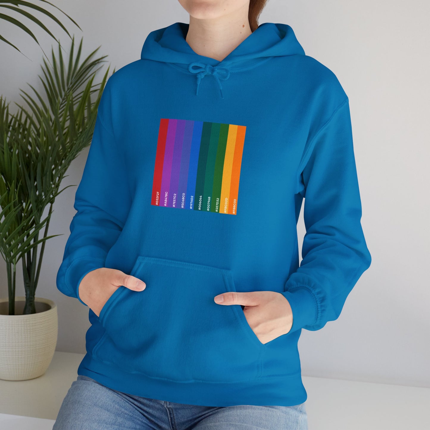 Hex Rainbow Unisex Hoodie