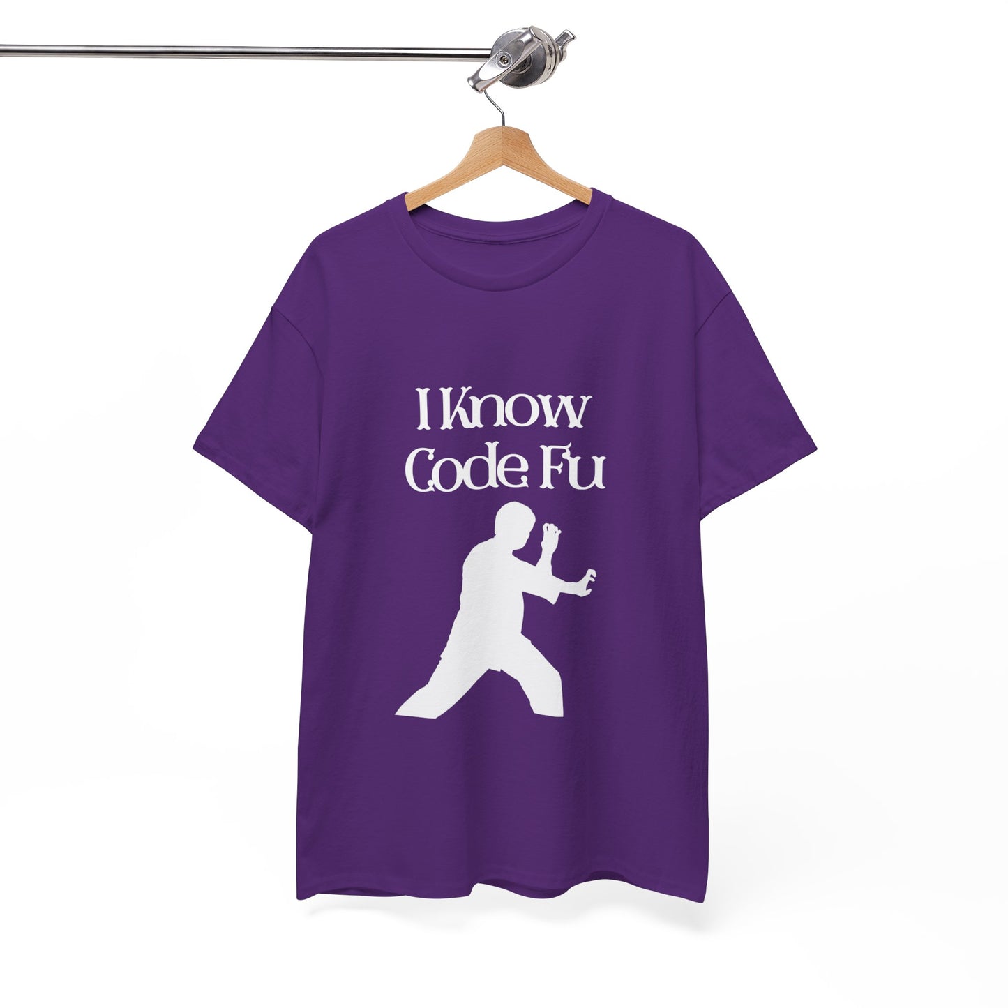 I Know Code Fu Cotton Tee