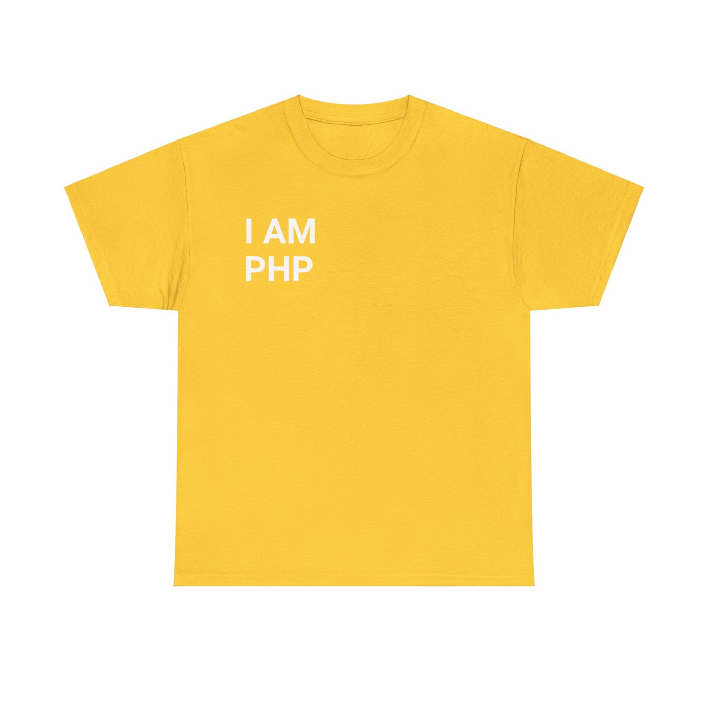 I am PHP Cotton Tee - Colour