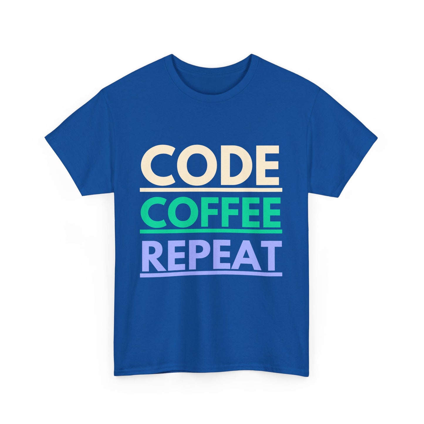 Code Coffee Repeat Cotton Tee