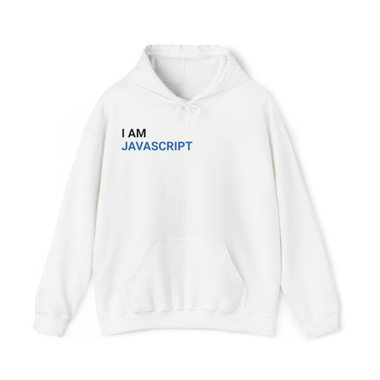 I am JavaScript Unisex Hoodie - Coder Cave