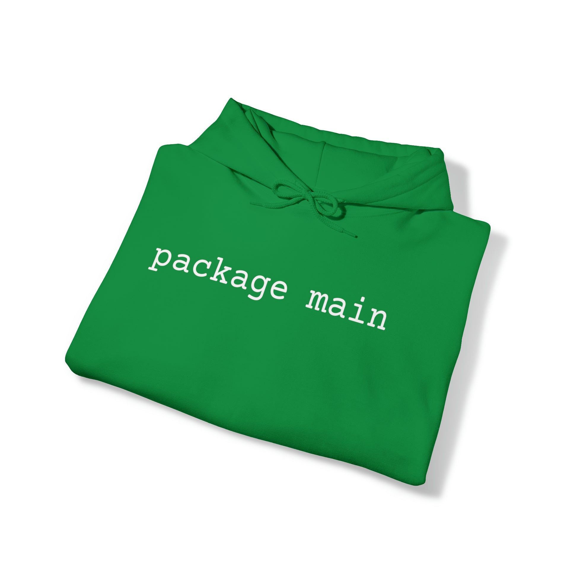 "package main" Unisex Hoodie - Coder Cave