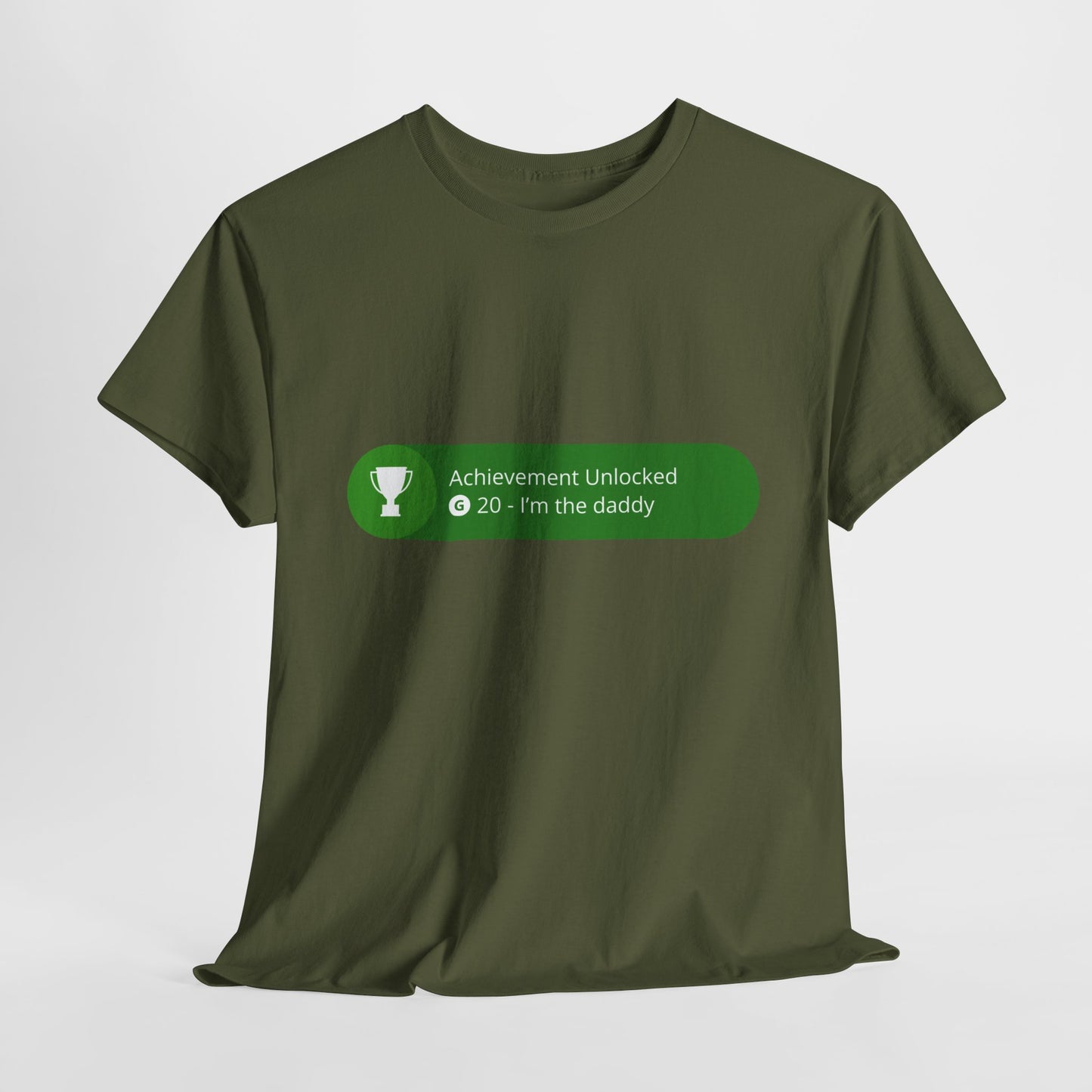 Achievement Unlocked - I'm The Daddy Cotton Tee
