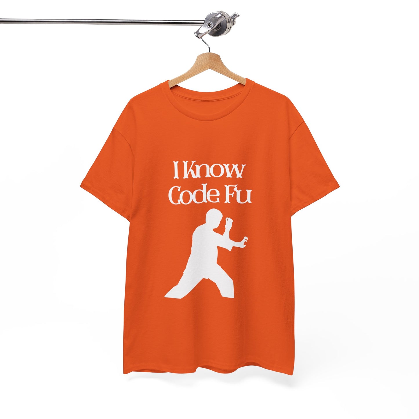I Know Code Fu Cotton Tee