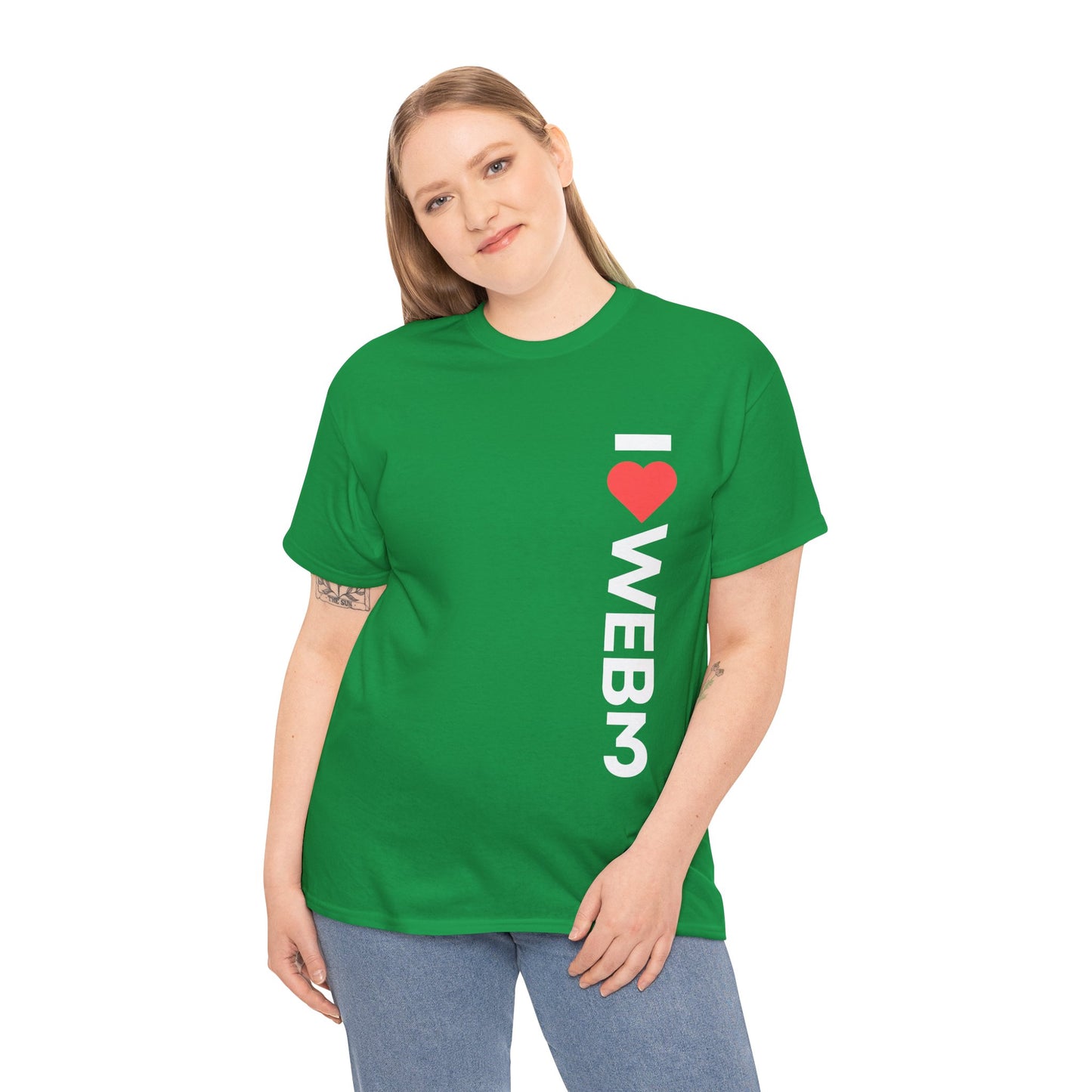 I <3 WEB3 Cotton Tee