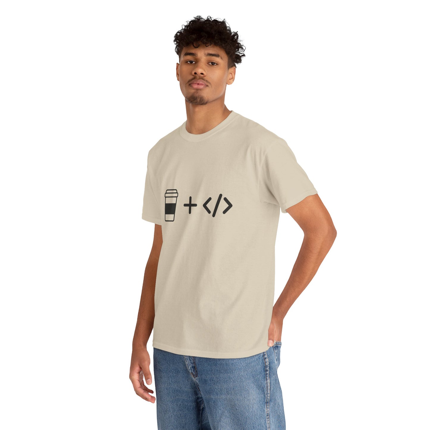 Coffee and Code Cotton Tee