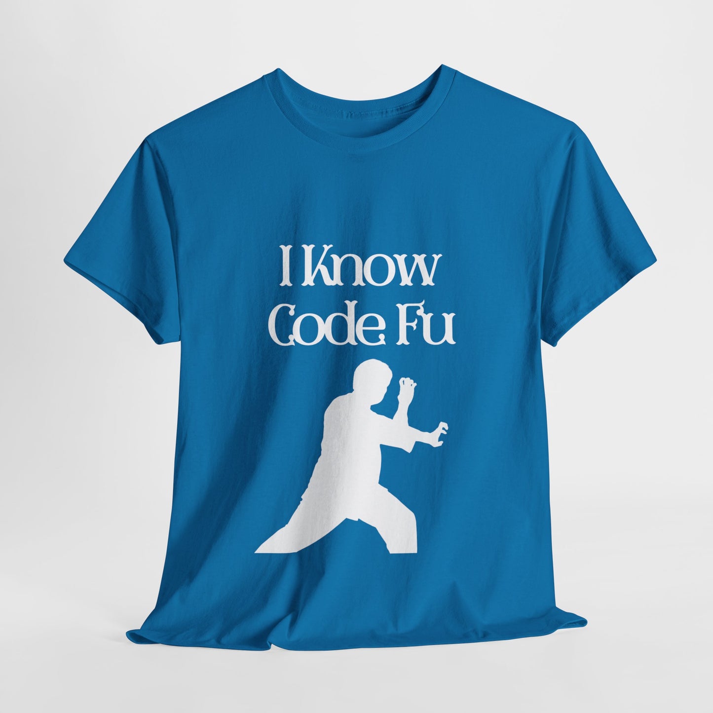I Know Code Fu Cotton Tee