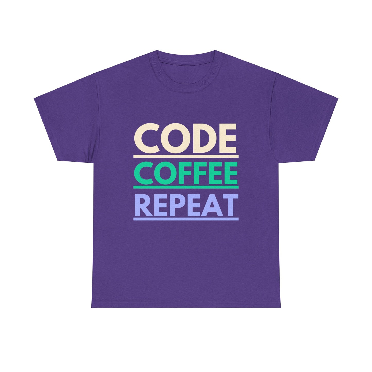 Code Coffee Repeat Cotton Tee